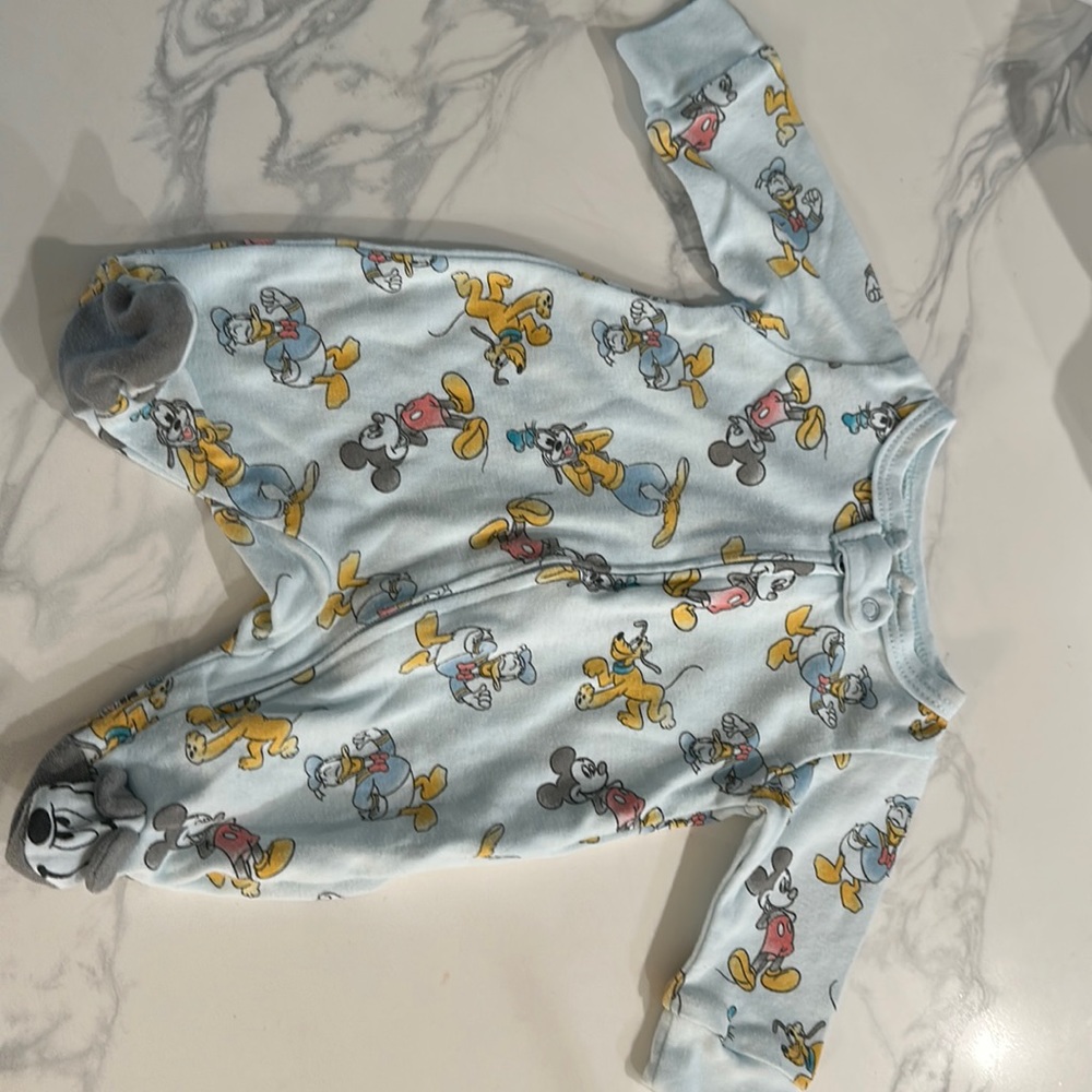 Mickey Mouse and friends long-sleeves footed coverall